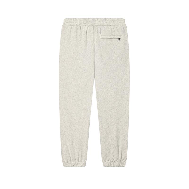 New FILA Knitted Sweatpants Men's Light Khaki Heather Gray F11M445605FLK