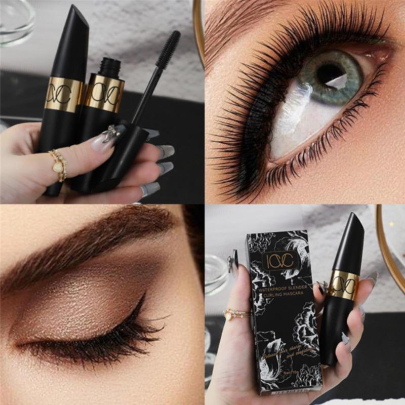 5D Seiden-Mascara für große Augen, stark und langanhaltend, schwarzer Inhalt und Länge, wasserfest und nicht klumpend, verlängernder Mascara
