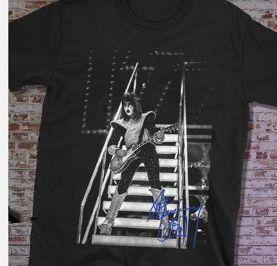 Ace Frehley Signature T-shirt Tee Short Sleeve All Size S To 5XL Unisex T-Shirt