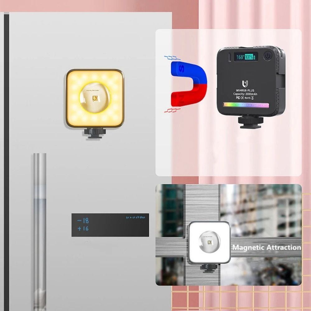 Einstellbare Helligkeit RGB Sonnenuntergangslampe Mehrfarbig wechselndes Licht Kameralicht