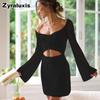 New Summer Beach Knit Hollow Biquini Vacation Beach Cover-up Women's Dress