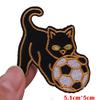 Cute Ghost/Cat Embroidered Patch Cartoon Animal Patch Iron On Patches For Clothing Thermoadhesive Patches For Clothes Jacket DIY