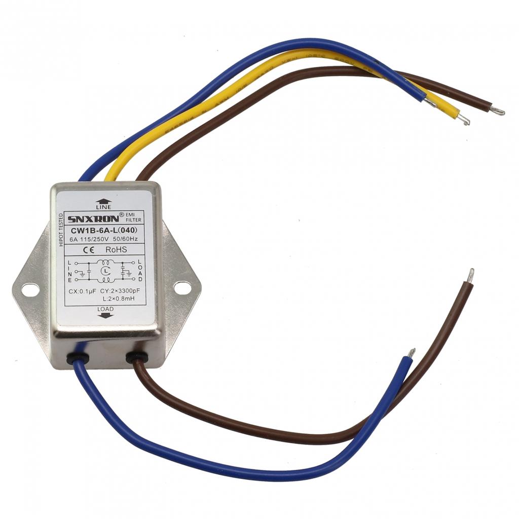 Užitečná instalace napájecího filtru 1* 3A/6A/10A