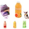 Durable And Fun Latex Pet Toy With Squeaky Drink Bottle Design