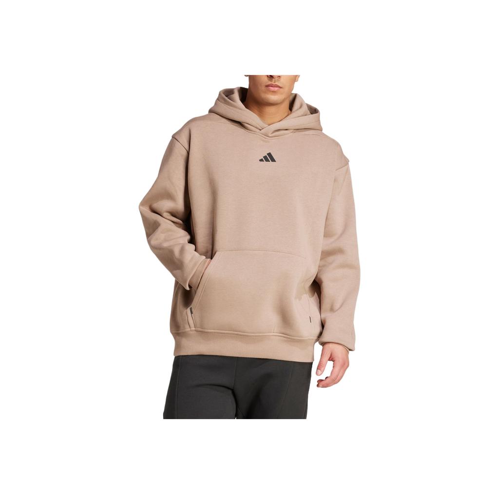 adidas Putere Hanorac Oversized Confortabil Larg Bărbați Hanorace Kaki JZ6250