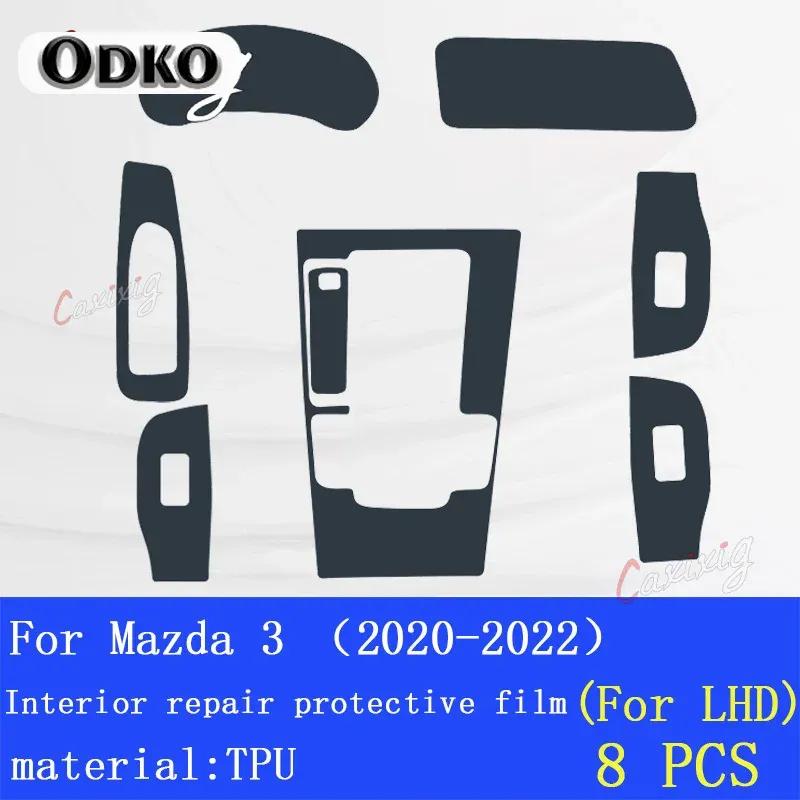 For GAC MOTOR TRUMPCHI GS5  Car Interior Center Console Transparent TPU Protective Film Anti-scratch Repair FilmAccessories