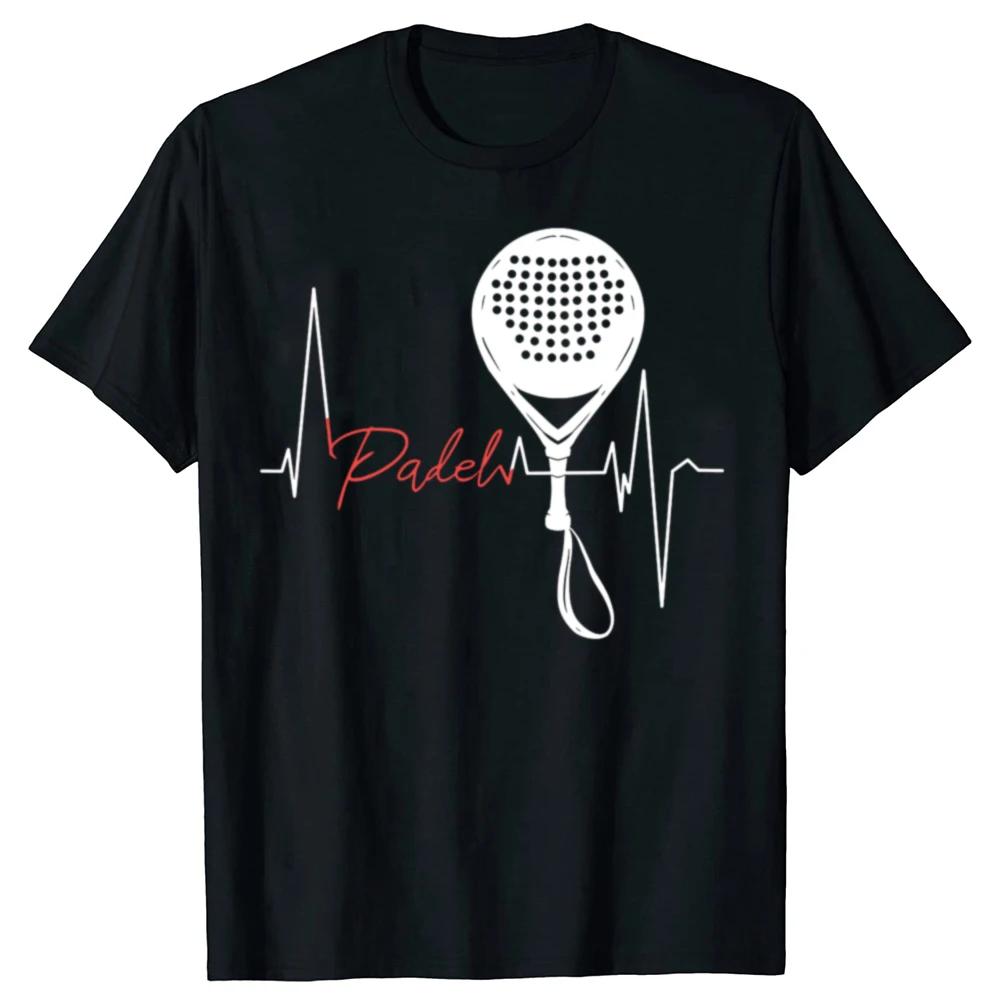Funny Padel Player Sport T Shirts Summer Graphic Cotton Streetwear Short Sleeve Tennis Training Gifts Tshirt Mens Clothing