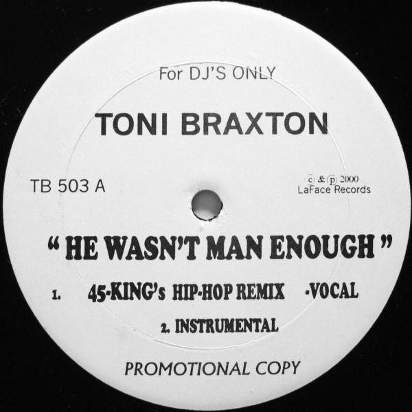 

12inch Record TONI BRAXTON He Wasnt Man Enough HipHop Remix TB503 LaFace Records 2000 US Rap HipHopRB Used