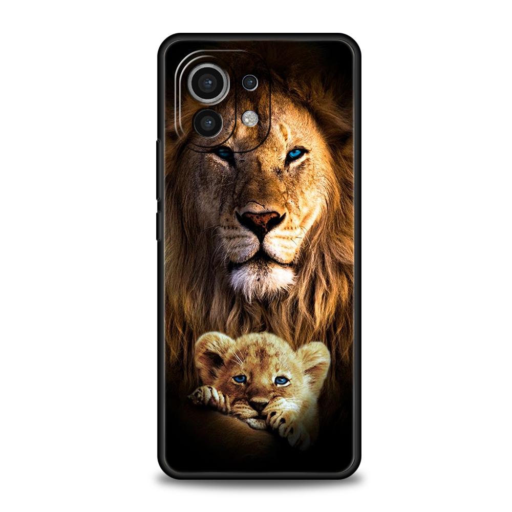Tier Löwe Handyhülle Für Xiaomi Mi X3 X4 NFC F3 M3 M4 GT Note 9T 10T 10 11 Ultra 11T 11X 12 Pro Lite 5G Silikonhülle Fundas