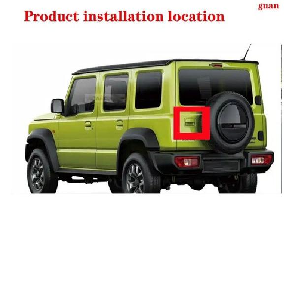 Car Tailgate Handle Decorative Frame Black For Suzuki Jimny 2018-2025