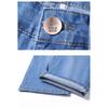 Sommer-Jeansshorts für Herren Dünner Stil 5-Punkt Mittellang Lässige Sporthosen Locker Gerade Slim-Fit Hosen