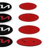 for KIA KN Sportage K2 K3 K5 Sorento RIO Senda Forte Seltos Optima Niro Soul Ceed Car Front Hood Emblem Tail Trunk Badge Sticker