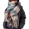 Christmas Long Plaids Blanket 245cm Oversized Winter Fall Warm Scarf Tartan Scarves Wrap Shawl Classical Tassels