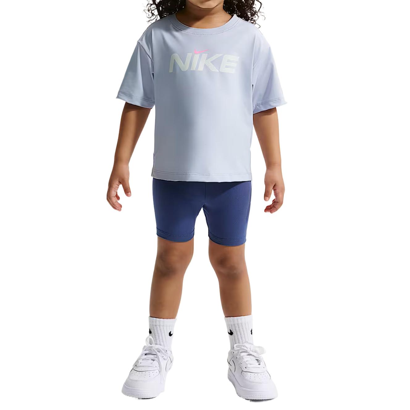 Nike Kids  Quick Dry T Shirts Crew Neck Moderate IW1708-055 2T