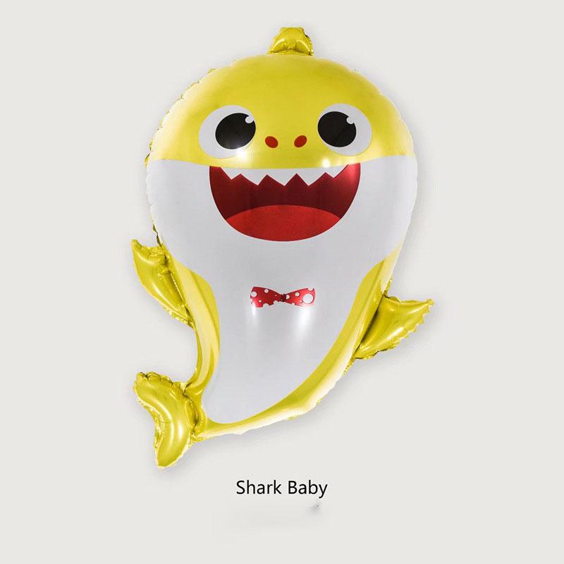 

Акулья вечеринка Детские гелиевые шары Акулья семья Фольгированные шары Принадлежности для тематической вечеринки жёлтый