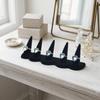 Resin Ring Display Stand With Black Flocking For Jewelry Storage And Decoration