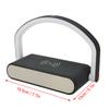Wireless Charging Alarm Clock Two Levels Adjustment Night Light Multifunction Digital Alarm Clock for Bedroom