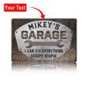 Personalized Retro Metal Sign Garage Wall Art Man Cave Decoration