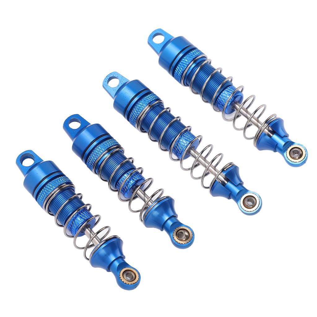 4pcs Shock Absorber Aluminum Alloy RC Spring Damper Set for Losi Mini T 2.0 2WD 1 18 TruckBlue