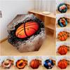 1 Stück Basketball Sport Regenschirm Tragbarer Faltregenschirm Eisenrahmen Loch Rippenstruktur Outdoor Heim Regenschirm A8