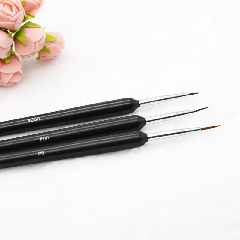 3pcs/set Fondant Cake Painting Brush Pastry Decoration Baking Tools Cake Decorating Tool Cake Pen Brush DIY Sugar Craft Tool