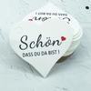 100pcs In Stock Hanging Tag German Heart Thank You Valentine's Day Kraft Paper Heart Tag Label Gift