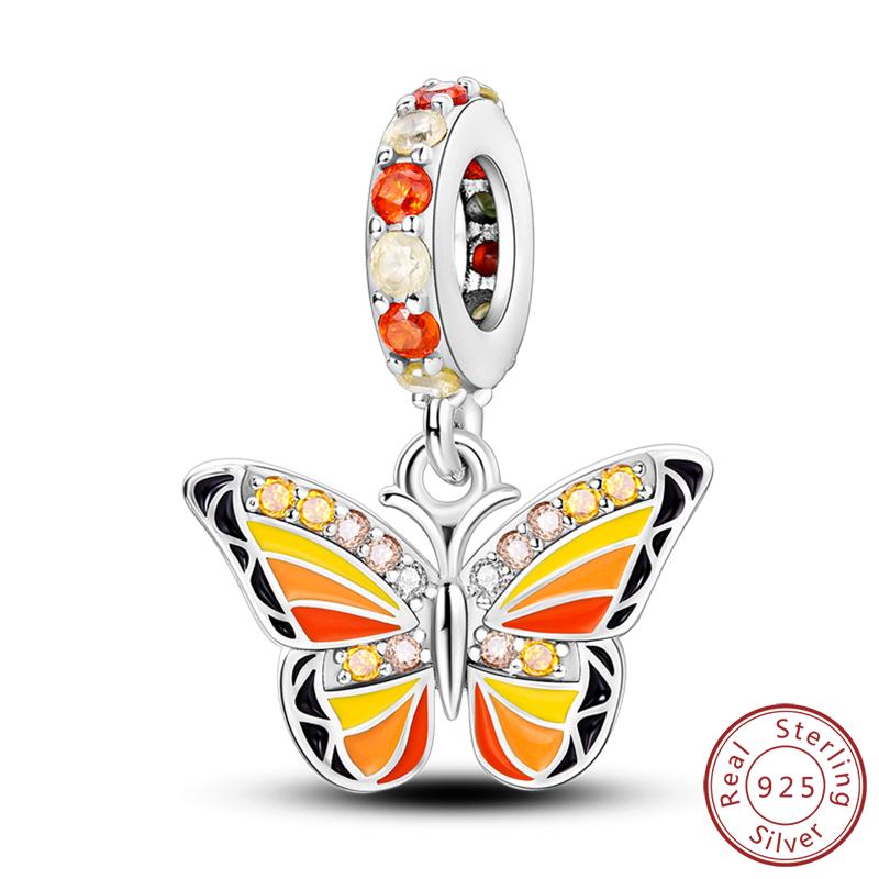 100% 925 Silver Charms Pendant Airplane Beach Sailing Hat Sun Energetic Attractiveness Design For Fine Jewelry Making