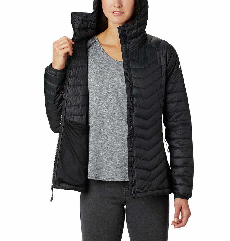Columbia Women' Powder Pass Hooded Jacket Black 1773211010 R