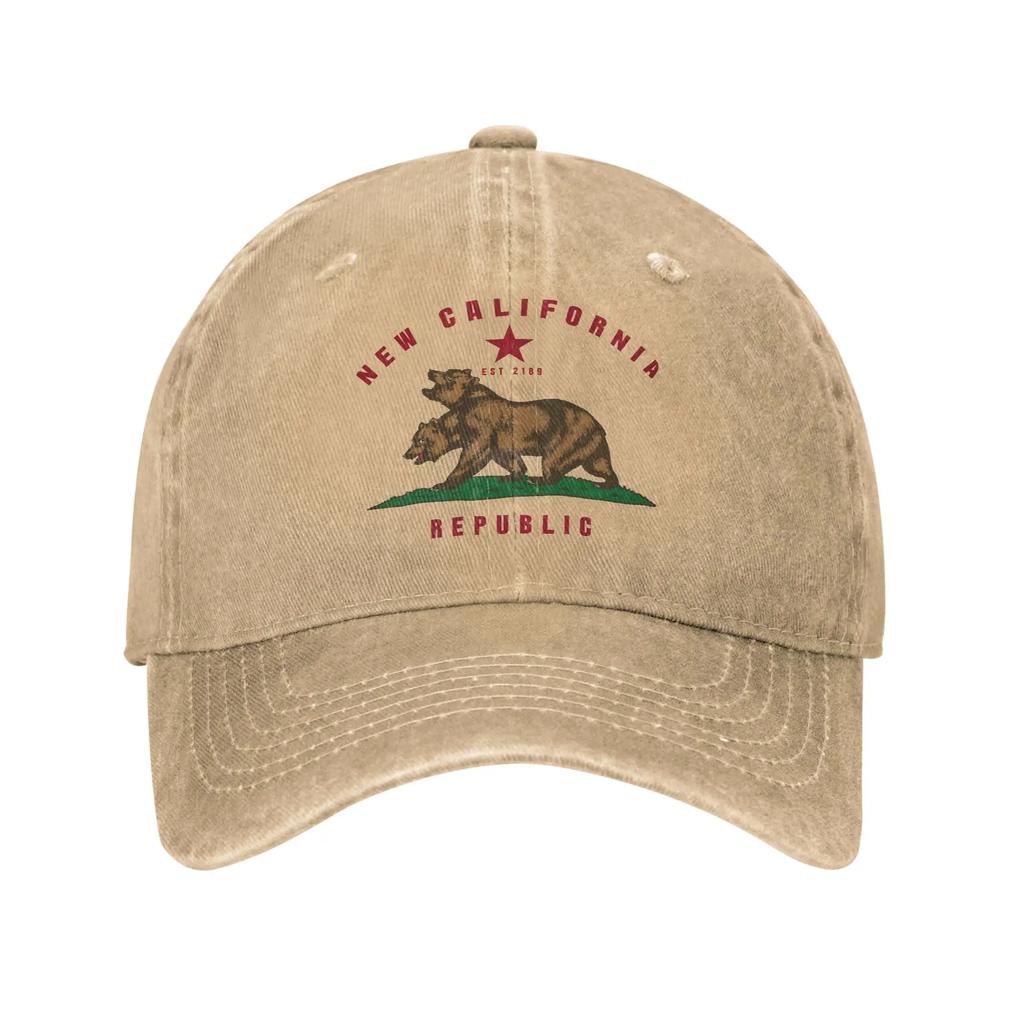 Republic California Merch Czapka z daszkiem Męska Damska Codzienna Czapki Czapka Regulowana Czapka Truckerka