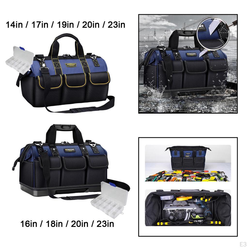 600 W/ Multi Pockets Tool Bag Organizer Water Resistant Belt Pouch Storage Portable