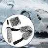 3pcs Car Wheel Cleaning Brush Set, Microfiber Bendable Wheel Detailing Brush,Soft No-Scratch SUV RV Car Wheel Rim Cleaner Brush