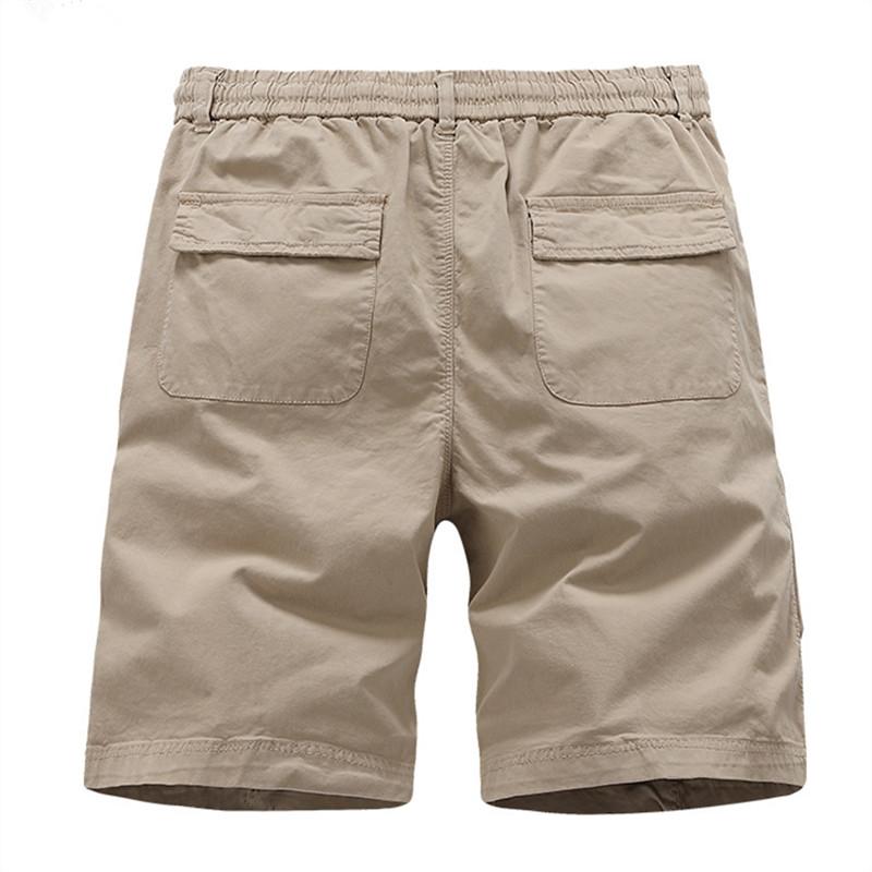 Cargo Shorts Men Summer Fashion Casual Straight Multi-Pockets Shorts Bermudas Sports Knee Length Pants