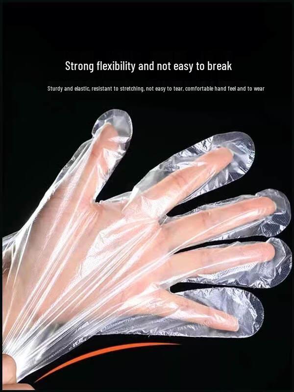 ZISIZ Disposable Food Grade Plastic Gloves