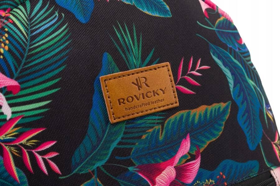 Gemusterter, urbaner Damenrucksack - Rovicky