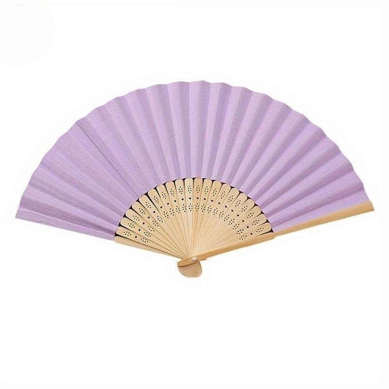 1PC Blank Folding Fan Portable Handheld Folding Fan Children Painting Fan DIY Handmade Materials