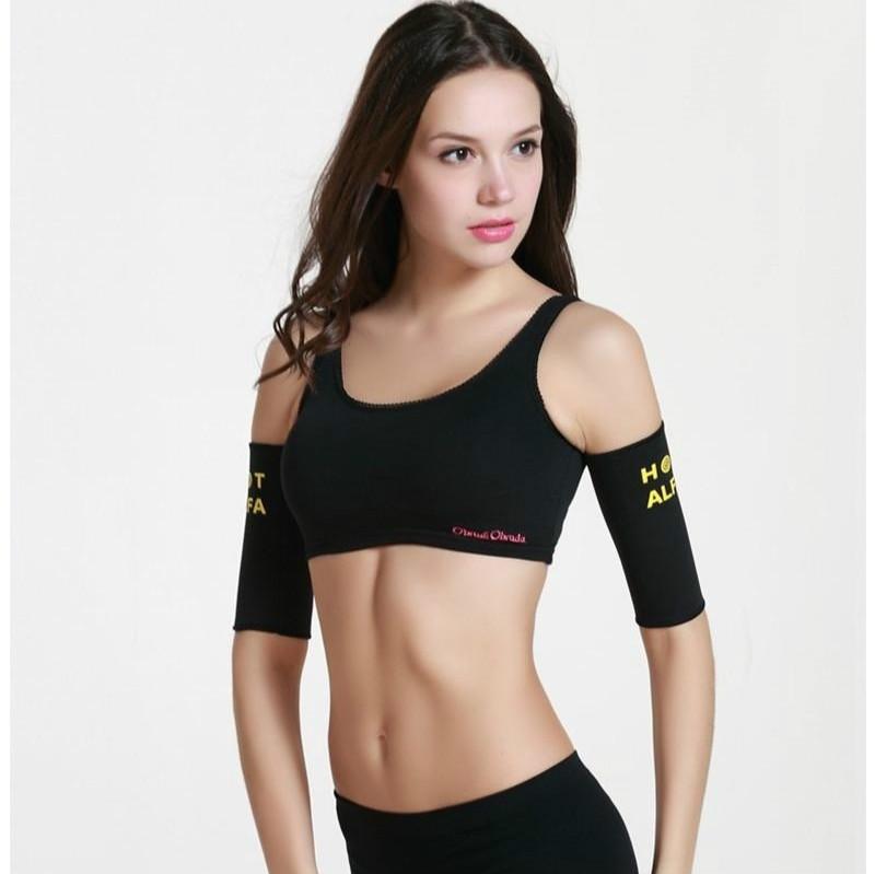 Women Slimming Arm Shaper Sweat Arms Supportors Warmer Beauty Body Neoprene Belt Lift Arms Wrap