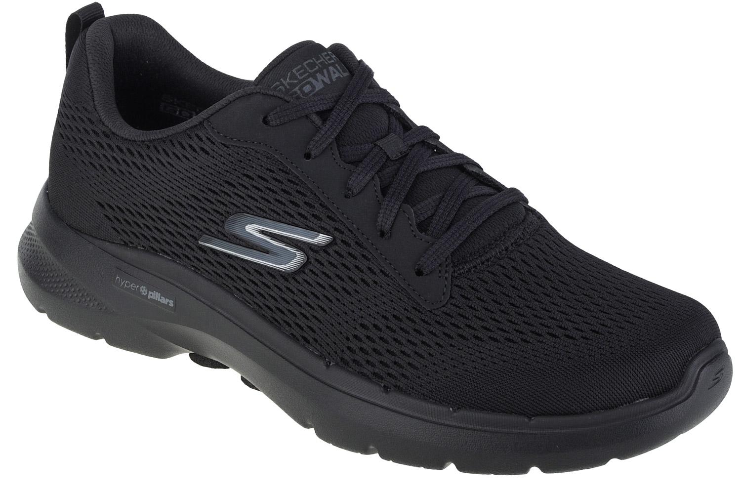 Skechers Go Walk 6 Avalo, Scarpe da ginnastica nere da uomo 41 nero