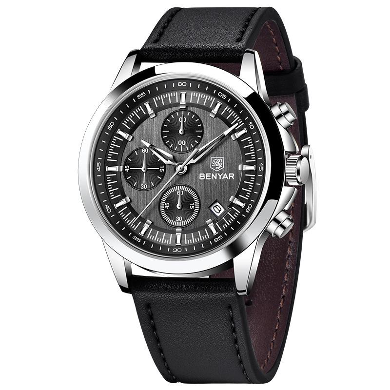 Benyar Men s Multifunctional Waterproof Chronograph Sports Watch, Model BY-5210
