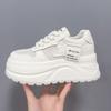 2025 Spring Little White Shoes Women's Thick Sole Heightening Small Size Heightening Sports Women's Shoes Casual Muffin Baseplate Shoes