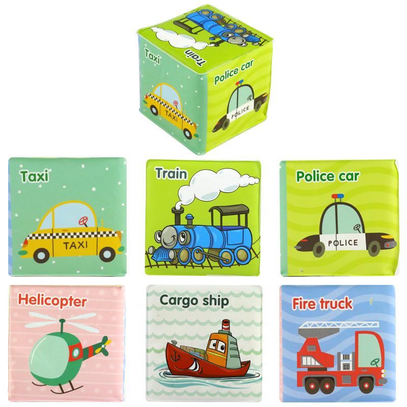 

Экологичные кубики для раннего развития с картинками для младенцев и малышей - Обучающая игрушка для малышей