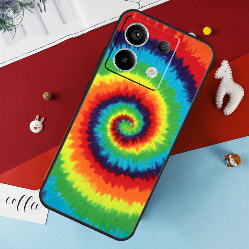 Trippy Tie Dye Hippie Art Case For Xiaomi Redmi Note 14 13 Pro 12 11 10 15 Pro Plus Redmi 15 10C 12C 13C 14C 15C Cover