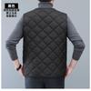 Autumn and Winter Style Plus Velvet Thickened Down Cotton Vest Short Men's Thermal Vest
