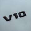 2015 3D Sharp V6 V8 V10 V12 Lettres Chiffres ABS Emblème de Voiture Garde-boue Badge de Décharge Plaque Nom Logo Autocollant Chrome Noir