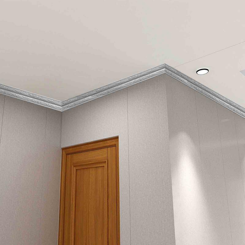 Self Adhesive Corner Line 3D Foam Wall Edge Strip Stickers Self Adhesive Waterproof Ceiling Decoration Flexible Molding Trim