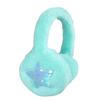 Foldable Plush Ear Muffs for Women Warm Sequins Star Ear Warmers Cold Weather Furry Ear Covers for Outdoor Activities