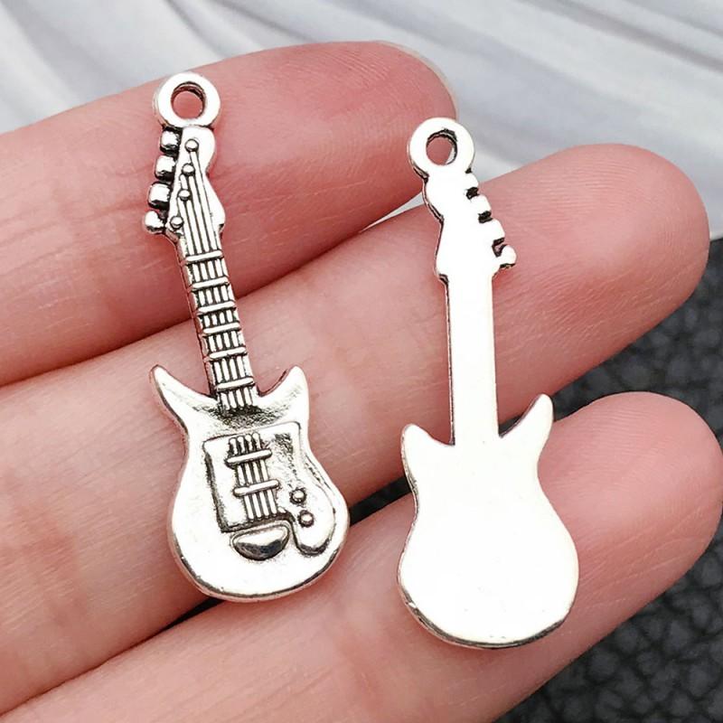 Vintage Music Instrument Charms Alloy Pendant DIY Bracelet Necklace Keychain Craft Jewelry Supplies