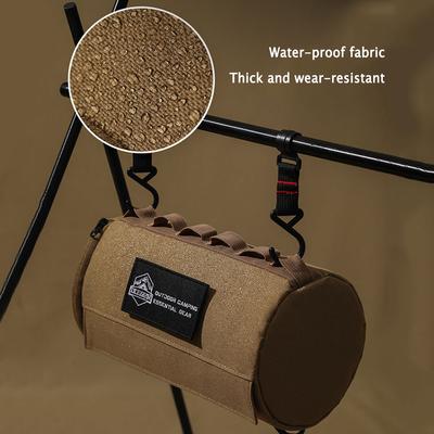 New Outdoor Tissue Case Portable Roll Paper Storage Holder Polyester Waterproof Napkin Hanging Holder for Camping Hiking