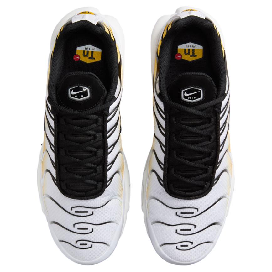 Nike Air Max Plus Fashion Comfortable Mesh Low-Top Casual Running Shoes Unisex sneakers White Black Yellow DM0032-104