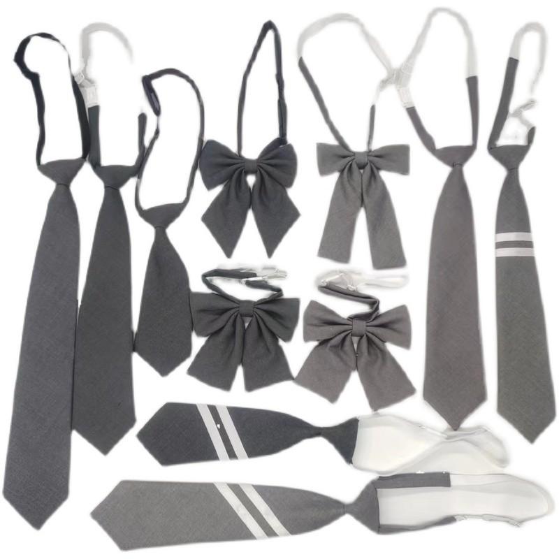 Childrens School Style Necktie Set With Polyester Fabric For Kids Dress Up