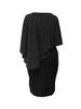 2025 Spring/Summer Women's Solid Sleeveless Chiffon Shawl Wrap Dress
